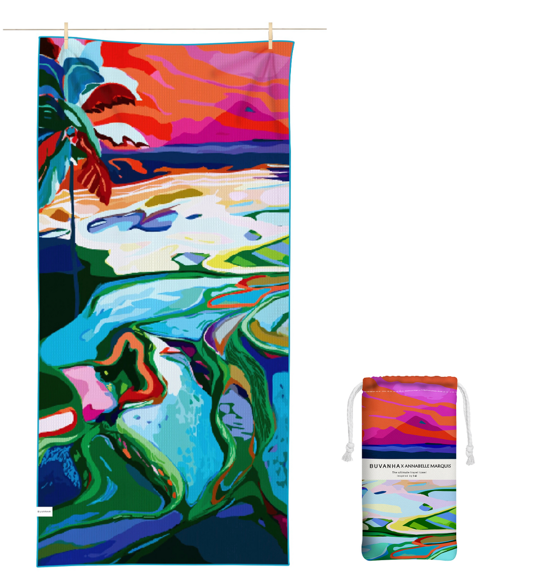 Travel towel - 200x90 cm